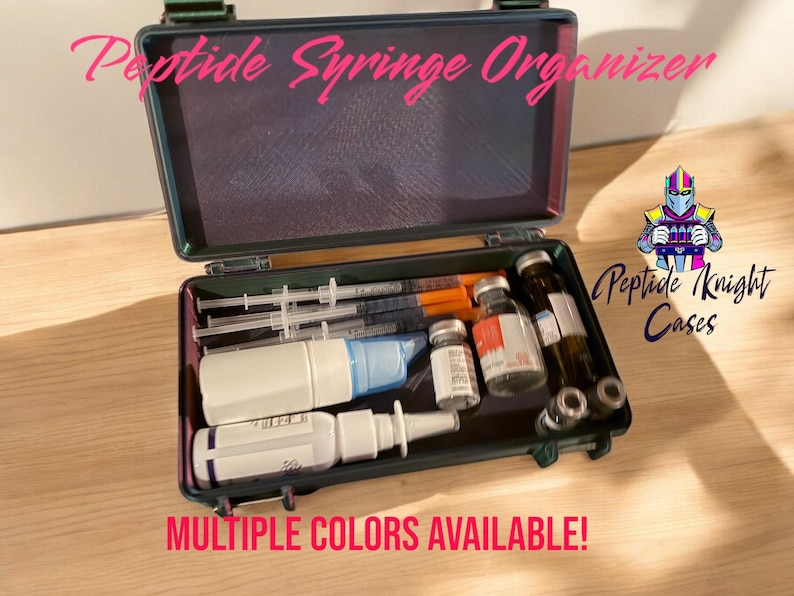 Syringe & Vial Organizer by Peptide Knight Cases
